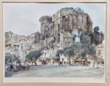 Breakfast in Perigord by Sir William Russell Flint, no.269/525 (475 for sale), the boards in quarter