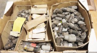 Large quantity of loose and boxed electronic tube valves including CV131, CV858, CV284, Mullard