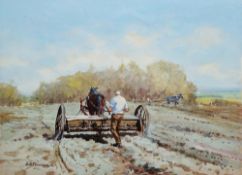 Barry Arthur Peckham (b.1945) Watercolour drawing 