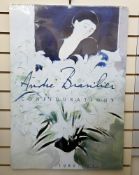 Andre Brasilier  Configurations Calendar dated 1989, 85cm x 60cm