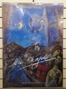 Marc Chagall 'Zum.100 Geburtstag' 100th birthday calendar circa 1987, 83cm x 59cm
