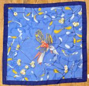 Hermes silk scarf 