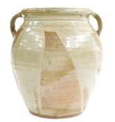 Svend Bayer (b.1946) for Wenford Bridge pottery, mid century studio pottery glazed storage vessel,