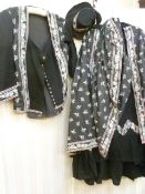 Homemade cotton ladies costume created for the American Civil War re-enactment to include skirt,