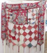 A vintage Turkish fabric wall hanging
