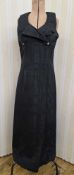Mary Quant - black evening dress labelled Mary Quant's Ginger Group, sleeveless, diamante detail