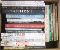 Fashion and Fashion History - books to include British Textiles published by the V&A, 'Vintage