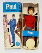 Paul Sindy's Boyfriend by Pedigree, wearing red jumper and blue jeans with skis, stand and Sindy set