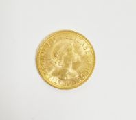 Elizabeth II 1958 full sovereign