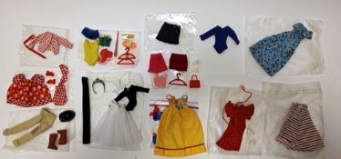 Collection of Flare model toys, Mary Quant Daisy Doll clothing, circa 1970's, including gymkhana