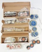 Large collection of Meccano metal and plastic wheel/tyres of various sizes and colours to include