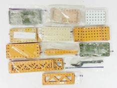 Large collection of Meccano parts some in tins to include Boilers, Nuts, Wheels, Pulleys,