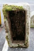 Stone trough  Dimensions: Height 33cm x Width 85cm x Depth 44cm. Approx. Condition Report