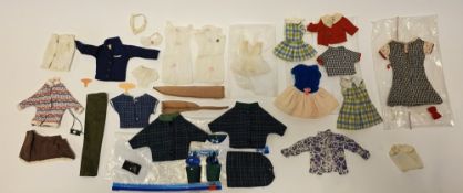Collection of Palitoy Tressy and Toots clothing, all circa 1960's, including a complete Saturday