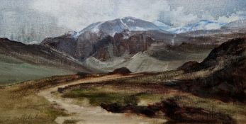 Joan Sutherland (20th century) Oil on board 