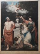 After John Opie (British, 1761-1807)  Stipple and mezzotint engraving by James Caldwell  