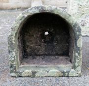 Stone trough  Dimensions: Height 25cm x Width 55cm x Depth 55cm Approx. Condition Report