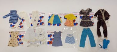 Collection of Pedigree Sindy outfits and single items of clothing, all circa 1970's, complete