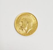 George V 1927 full sovereign, South Africa mint