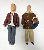 Two Pedigree Sindy's boyfriend Paul, the first issued around 1965 with moulded hair and painted