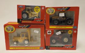 Four boxed 1:32 scale Britains diecast farming vehichles to include 9513 Sanderson Rough Terrain