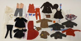 Collection of Pedigree Sindy's little sister Patch clothing, all circa 1960's, including a