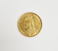 Victoria 1890 full sovereign