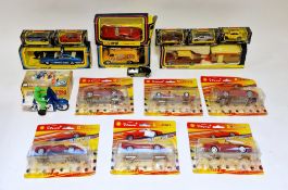Quantity of boxed diecast models to include Corgi Toys 416 Buick Century Police, 426 Booking Office,