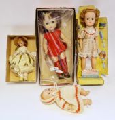 Palitoy 'Dolls of Perfection' plastic doll in original box with hairclips, brush, mirror and comb, a