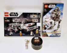 Two Lego Star Wars sets to include 75322 Hoth AT-ST and 75301 Luke Skywalker's X-Wing Fighter