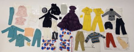 Collection of Pedigree Sindy clothing, all circa 1980's, various part outfits including candy
