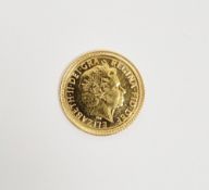 Elizabeth II 2001 gold half sovereign
