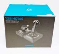 Logitech X56 H.O.T.A.S Throttle and Joystick Flight Simulator Game Controller Condition Report The