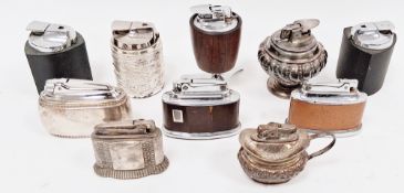 Collection of fourteen mid-century table lighters including two Ronson ' Senator ', Ronson '