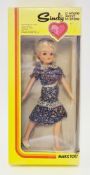 Sindy Marx 1000 posing doll with floral dress, with box