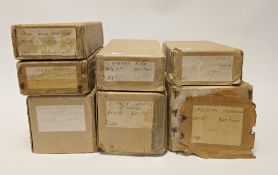 Seven boxed wooden puzzles to include Au Coin Du Port, Cafe Bar, Schloss Marschlins, Cherry Ripe,