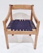 Vico Magistretti (Italian 10920-2006) for Habitat, mid century ' Carimate ' elbow dining chair