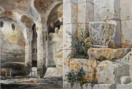 Richard Phene Spiers (1838-1916) Watercolour 