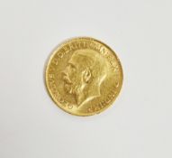 George V 1927 full sovereign, South Africa mint
