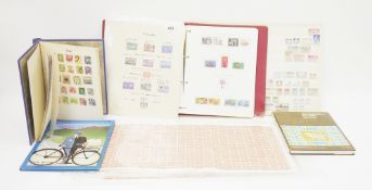 Collection of stamps and first day covers including two sheets of early 20th century Canadian