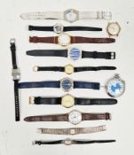 Lady's Imado Incabloc silver bracelet watch, the square dial with baton markers and with