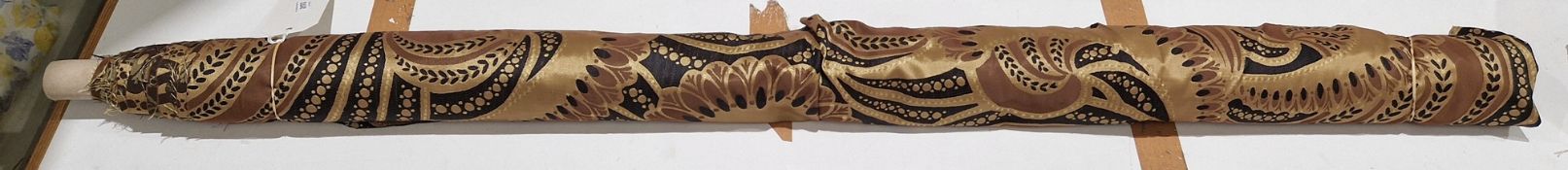 Osborne & Little 'Pachanga' fabric from the Charanga collection, gold, black, rust and brown, 3