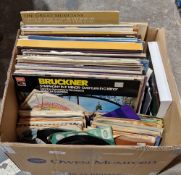 Collection of mainly classical and easy listening vinyl LP's including Placido Domingo, Dionne