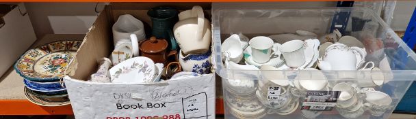 Collection of ceramic items including a Royal Albert 
