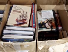 Collection of books including Folio Society books in slipcases, large hardback books relating to art