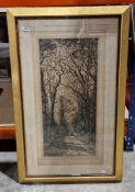 Collection of six 19th century black and white portrait engravings including after Henry Raeburn '