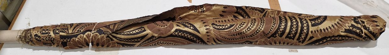 Osborne & Little 'Pachanga' - from the Charanga collection gold, black, rust and brown, 3 metres