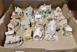 Collection of 21 Lilliput Lane cottages, including Beehive Cottage, New Forest Tea, Preston Mill,