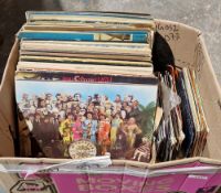 Collection of vinyl LP's to include Sgt Peppers Lonely Hearts Club Band (XEX 638-4 and XEX637-5);
