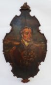 Kenneth Newton Oil on canvas laid on board Half-length portrait of The Duke of Wellington in uniform